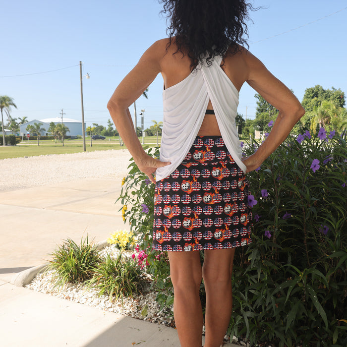 Skort Red, White & Blue USA - YOGAZ