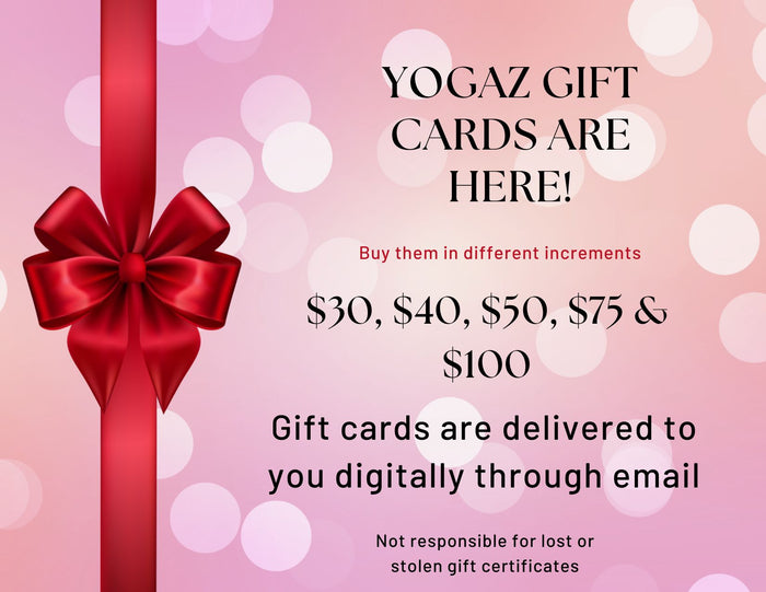 YOGAZ Gift Cards - YOGAZ