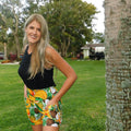 Yogaz Tooty Fruity Fun Print Shorts - YOGAZ